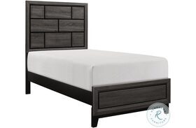 Davi Gray Twin Panel Bed