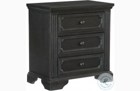 Bolingbrook Wire Brushed Charcoal Nightstand
