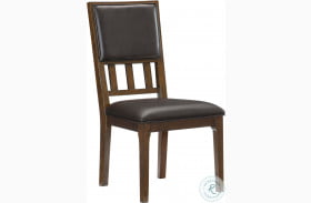 Frazier Brown Cherry Side Chair Set Of 2