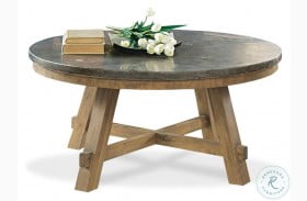 Weatherford Bluestone Round Cocktail Table