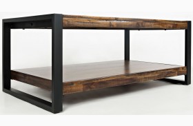 Loftworks Distressed Brown Cocktail Table