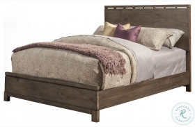 Sydney Weathered Gray Full Panel Bed