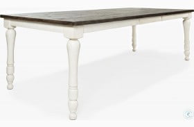 Madison County Vintage White 22" Extendable Dining Table