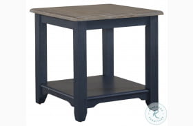 Summerville Navy End Table
