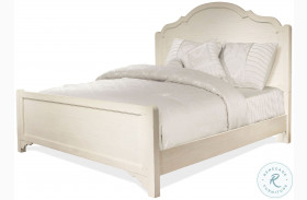 Grand Haven Feathered White King Panel Bed
