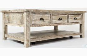 Artisans Craft Washed Grey Cocktail Table