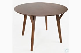 Copenhagen Medium Brown Round Dining Table