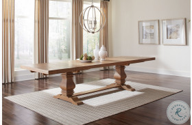 Florence Rustic Smoke Extendable Rectangular Dining Table