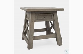Outer Banks Driftwood Gray End Table