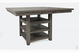 Outer Banks Driftwood Gray Adjustable Extendable Dining Table