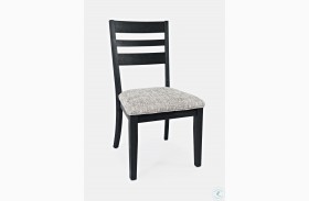 Altamonte Dark Charcoal Ladder Back Side Chair Set of 2