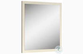 Sonia Pearl Mirror With Gold Accents