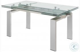 Moda Chrome Extendable Dining Table