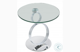 Chicago Chrome End Table