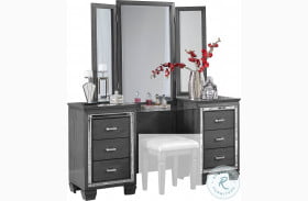 Allura Gray Vanity with Mirror