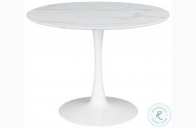 Arkell White 40" Round Dining Table