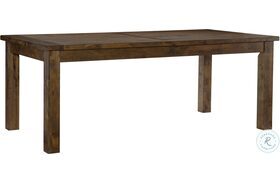 Jerrick Burnished Brown Dining Table
