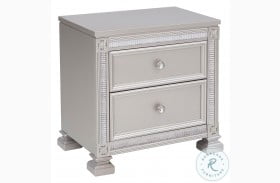 Bevelle Silver Nightstand