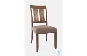 Mission Viejo Rustic Natural Brown Side Chair Set of 2