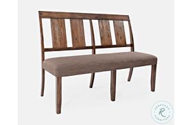 Mission Viejo Rustic Natural Brown Bench