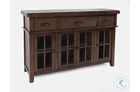Mission Viejo Rustic Natural Brown Server