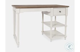 Grafton Farms Brushed White And Brown Desk