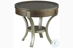 Sunset Valley Rich Mocha Round End Table
