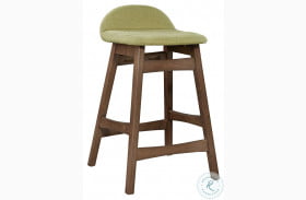Space Savers Green Counter Height Chair Set of 2