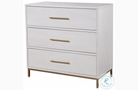 Madelyn White 3 Drawer Small Chest