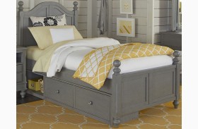 Lake House Youth Poster Bed With Storage