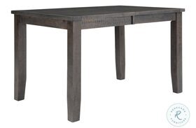 Willow Creek Distressed Brown Extendable Counter Height Dining Table