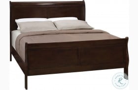 Louis Philippe Rich Cappuccino Sleigh Bed