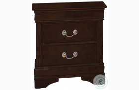 Louis Philippe Cappuccino Nightstand