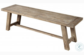 Newberry Weathered Natural Bench