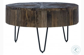 Canyon Railroad Brown Accent Cocktail Table