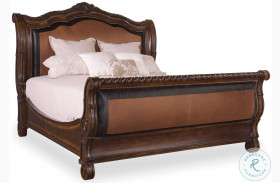 Valencia Upholstered Sleigh Bed