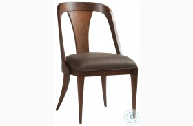 Signature Designs Rich Chocolate Brown Beale Low Back Side Chair