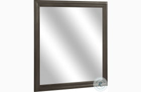 Mayville Stained Grey Mirror