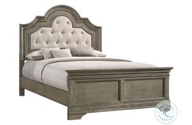 Manchester Beige and Wheat Panel Bed