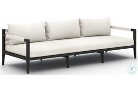 Sherwood Natural Ivory And Bronze Outdoor Sofa