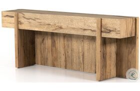 Bingham Rustic Oak Veneer Console Table