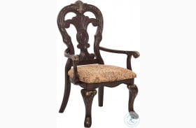 Deryn Park Cherry Arm Chair Set of 2