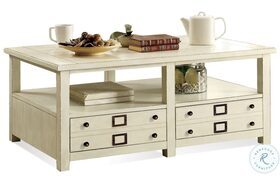 Sullivan Country White Cocktail Table