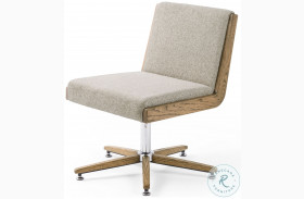Carla Smoked Grey Desk Chair