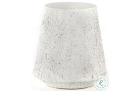 Otero Blanc White Outdoor Tapered End Table