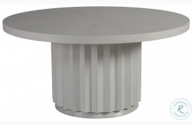 Signature Designs Cerused White Grey Sarto Round Dining Table