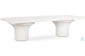 Parra White Outdoor Coffee Table