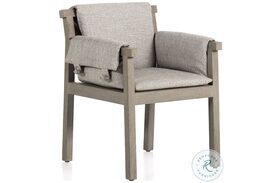 Galway Weathered Grey And Faye Ash Outdoor Dining Chair