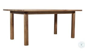 Bodhi Golden Brown Rectangle Solid Wood Dining Table