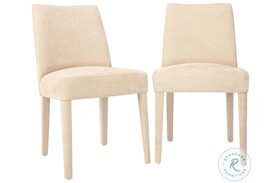Wilson Sand Upholstered Dining Chair Set of 2